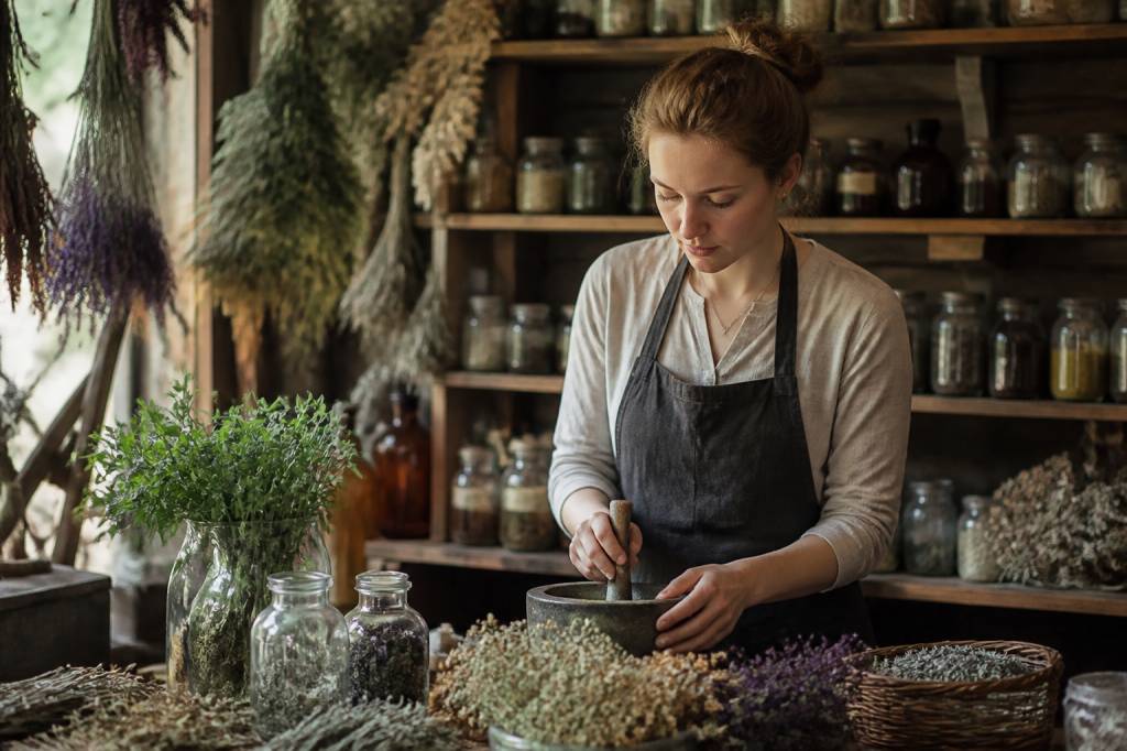 Herbaliste : rôles, savoir-faire et plantes utilisées